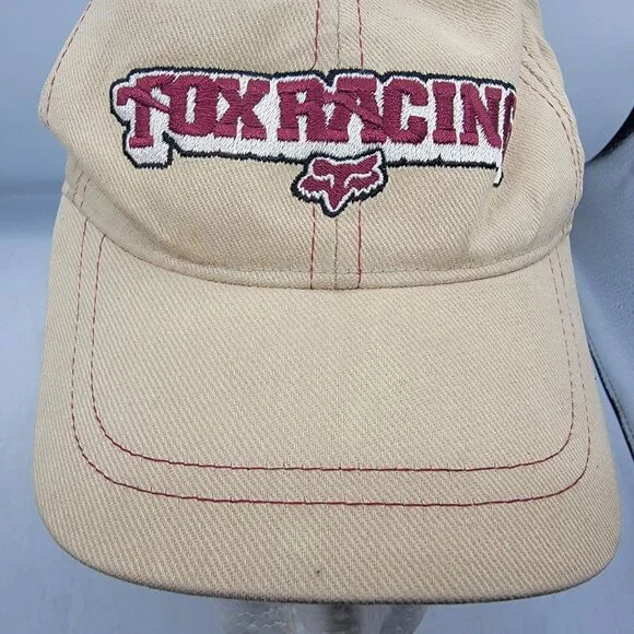 Fox Racing Kids Tan Hat Cap Motorcycles Motocross Casual Sports Walking